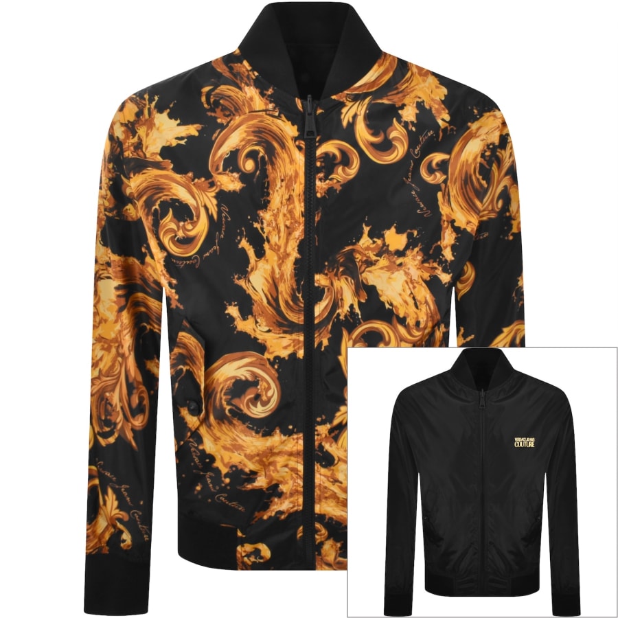 Versace Jeans Couture Reversible Jacket Black | Mainline Menswear x